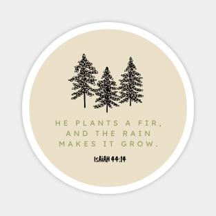 Inspirational Bible verse Isaiah Magnet